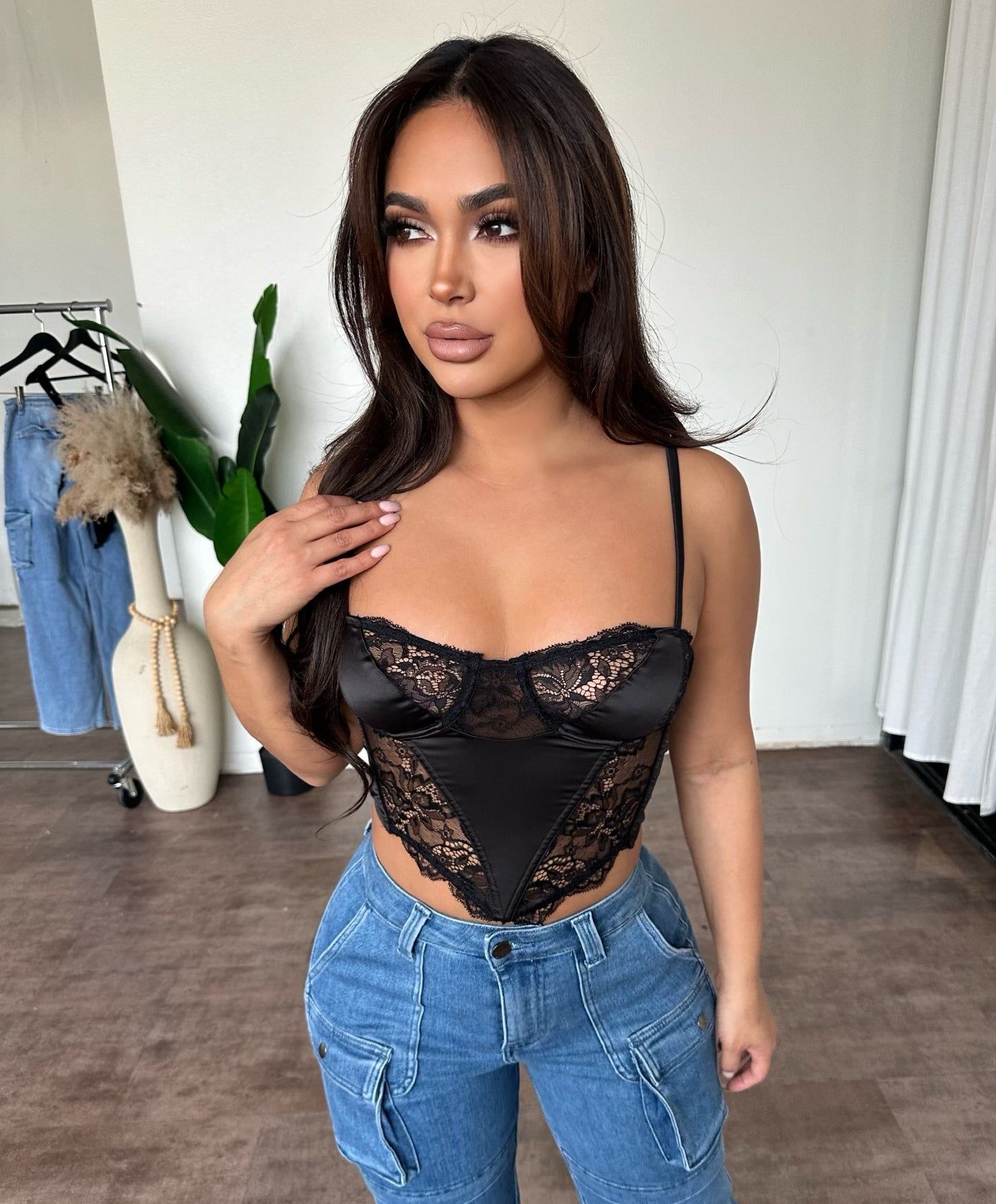 Veena Top (Black) sold by OOTDFash