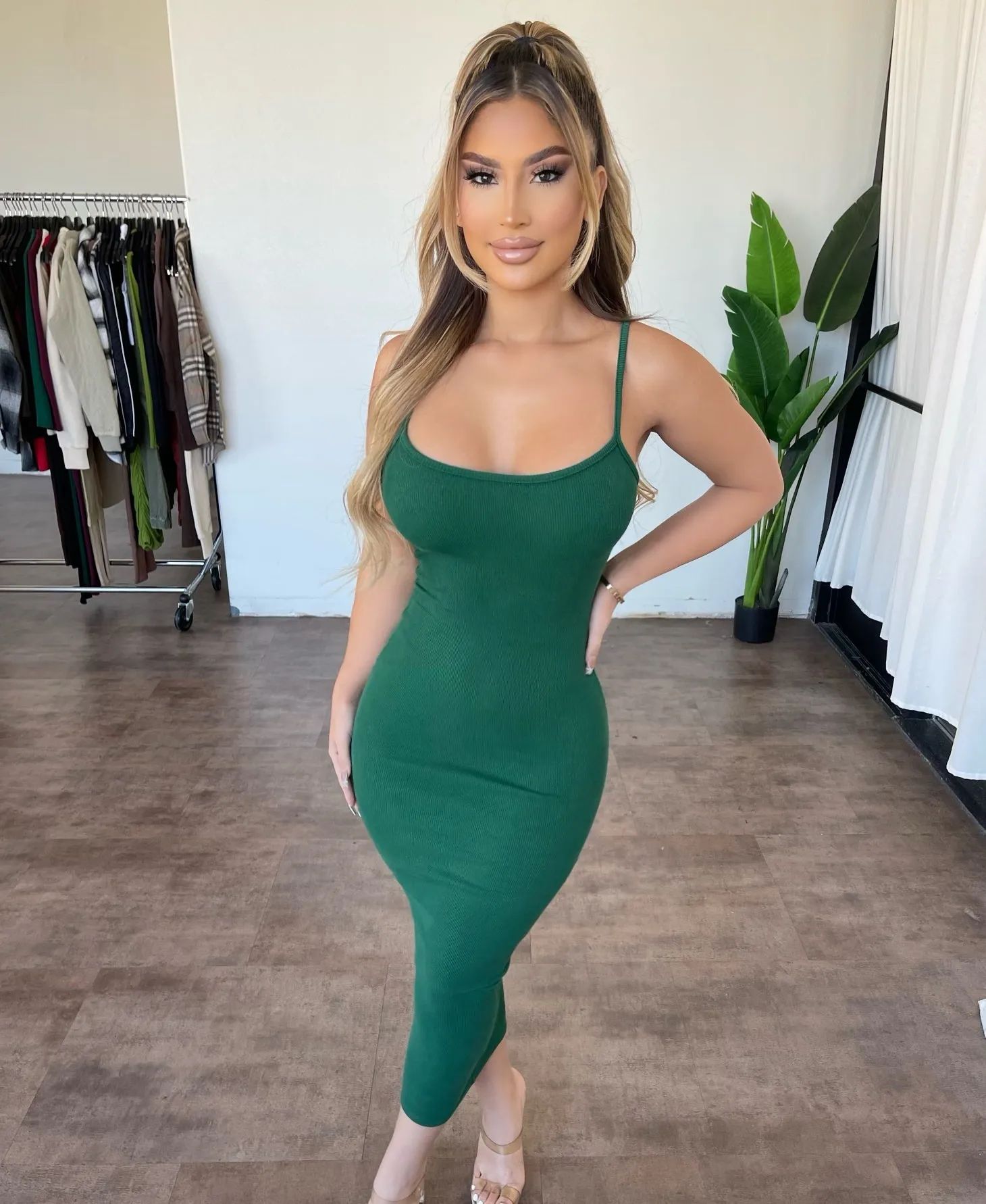 Yazmine Dress(Hunter Green) sold by OOTDFash