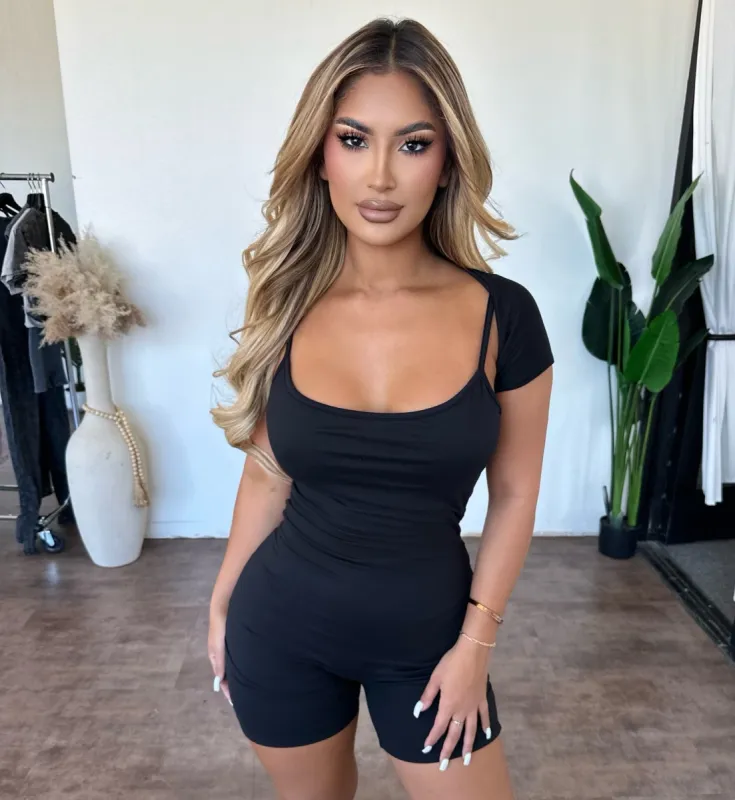 Corrie Romper (Black) sold by OOTDFash