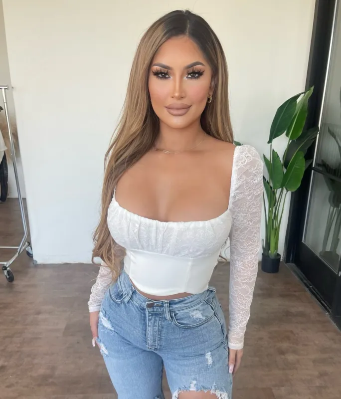 Buttercup Cropped Top(Off White) sold by OOTDFash