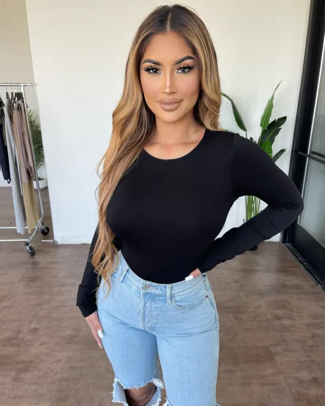 Olivia Bodysuit(Black) sold by OOTDFash