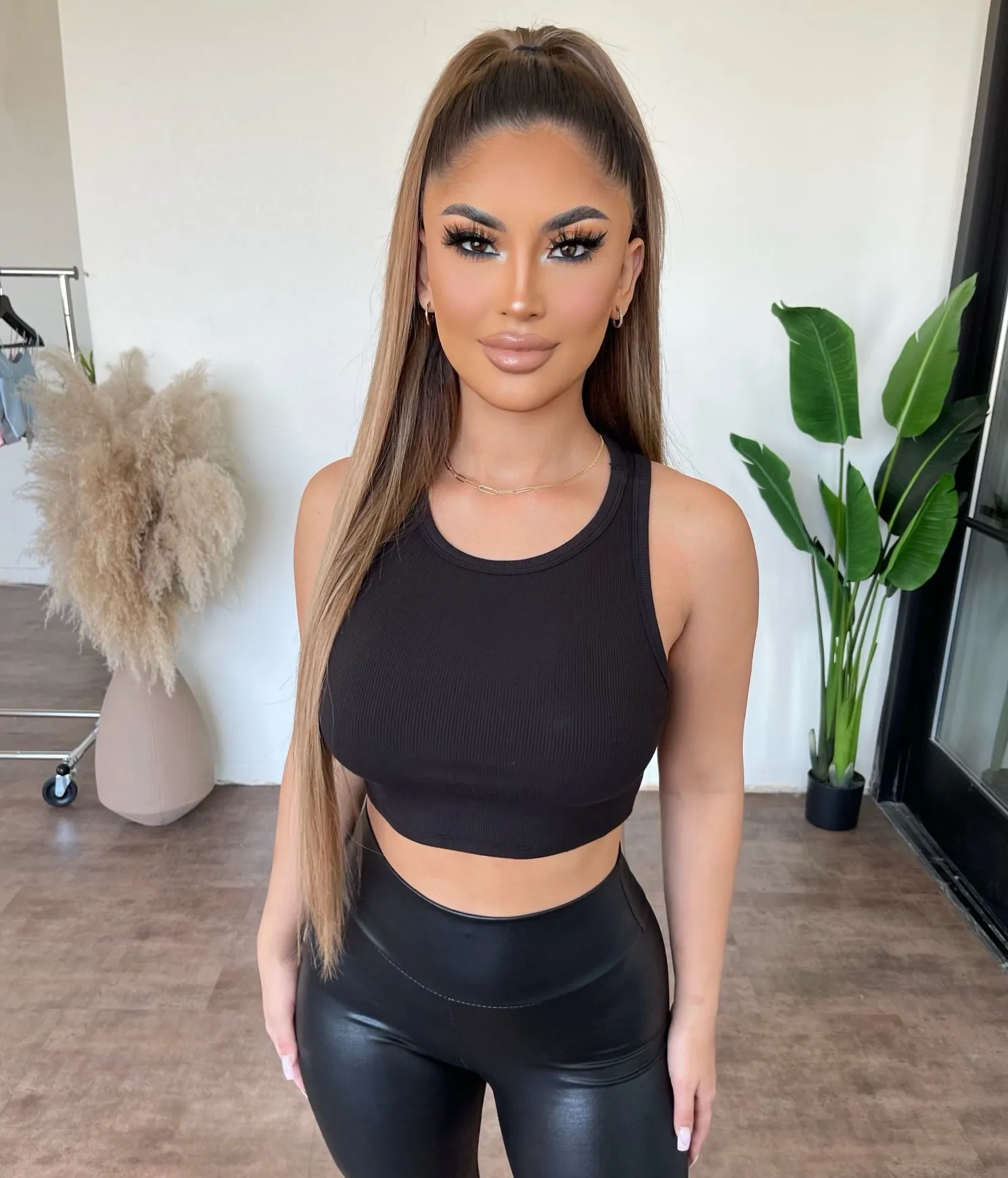 Mia Cropped Top(black) sold by OOTDFash