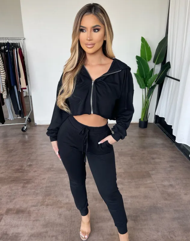 Victoria Joggers(Black) sold by OOTDFash