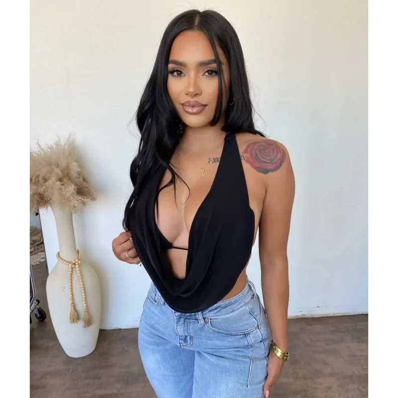 Viviana Top (Black) sold by OOTDFash