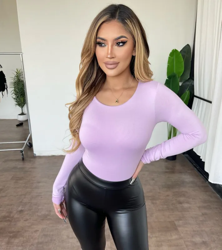 Eliana Bodysuit(Lavender) sold by OOTDFash