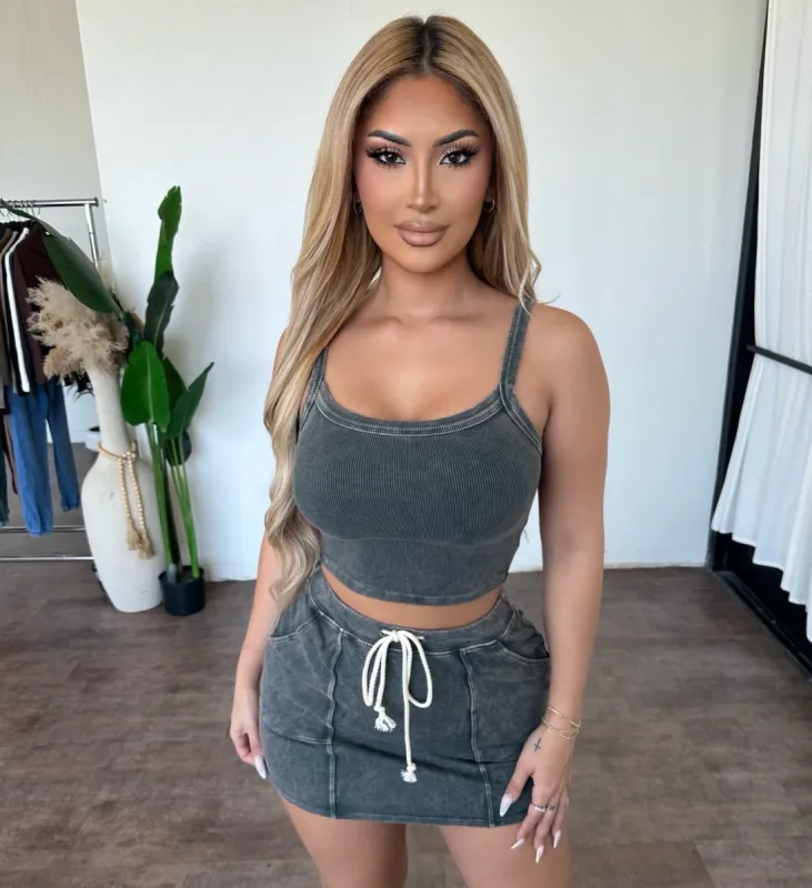 Alivia Set (Army Green) sold by OOTDFash