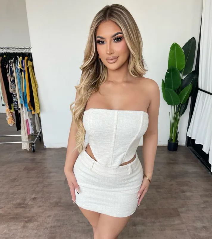 Sophia Set (Cream) sold by OOTDFash