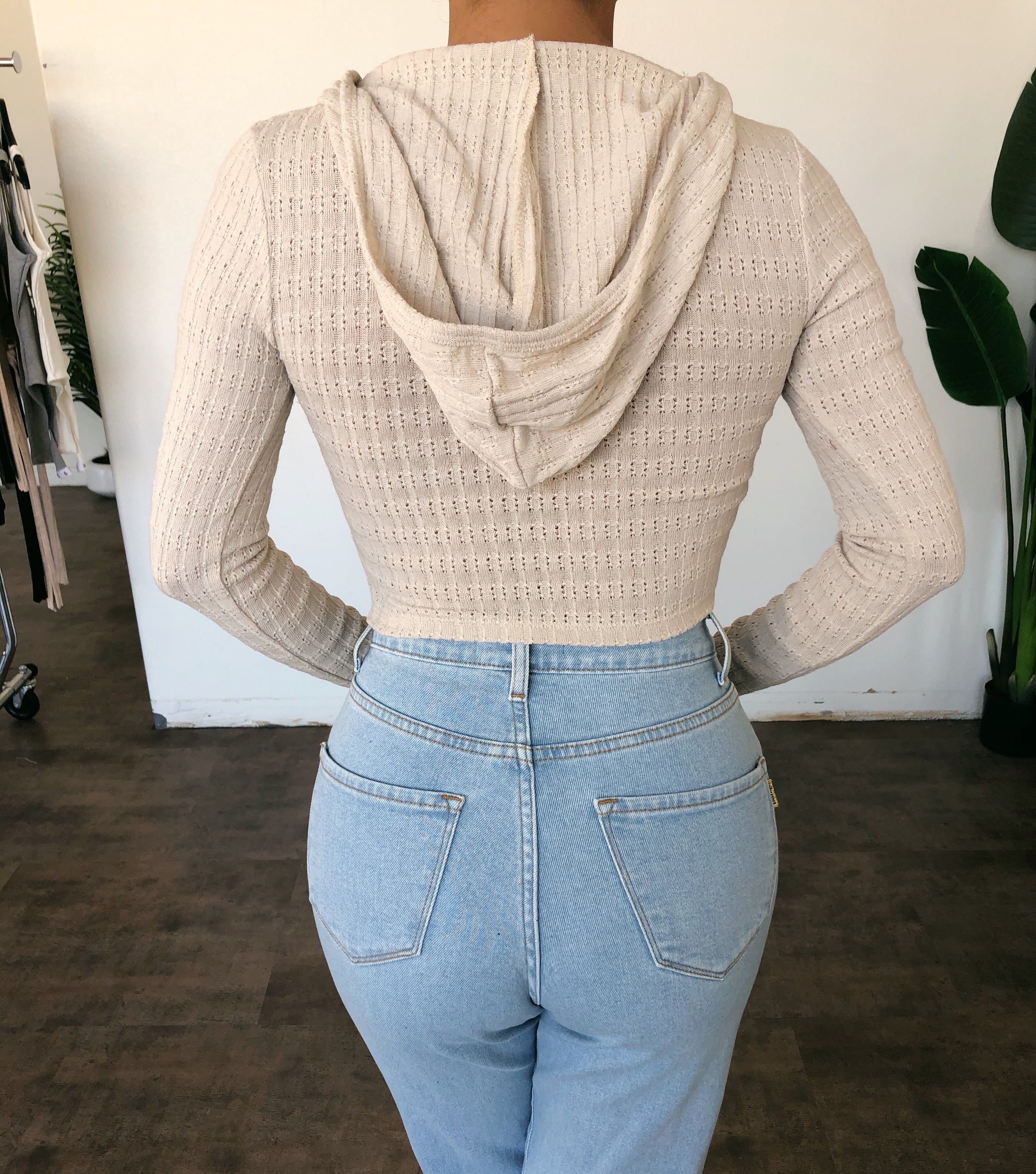 Liberty Hoodie Top(Beige)(FINAL SALE) sold by OOTDFash product image thumbnail 2