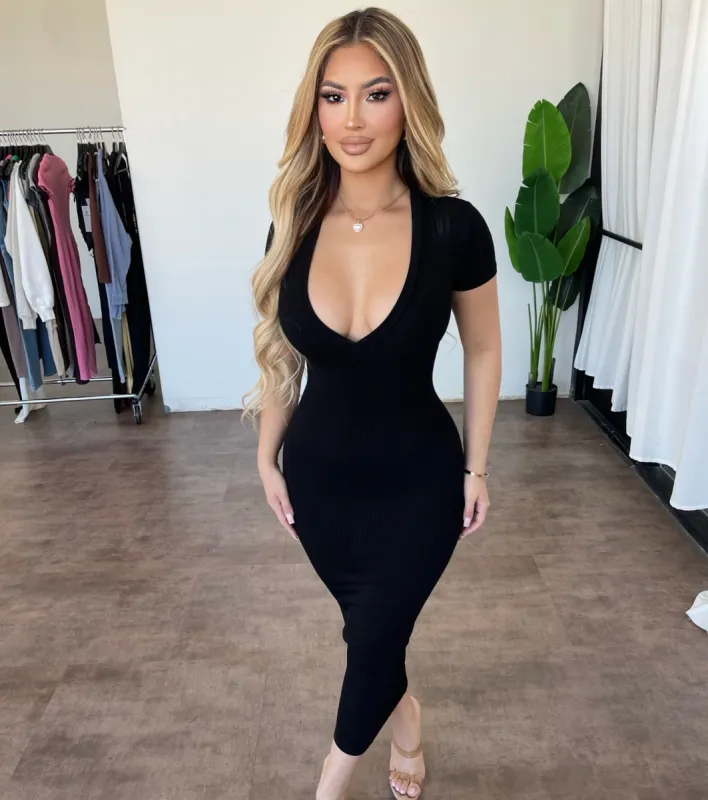 Elena Dress(Black) sold by OOTDFash