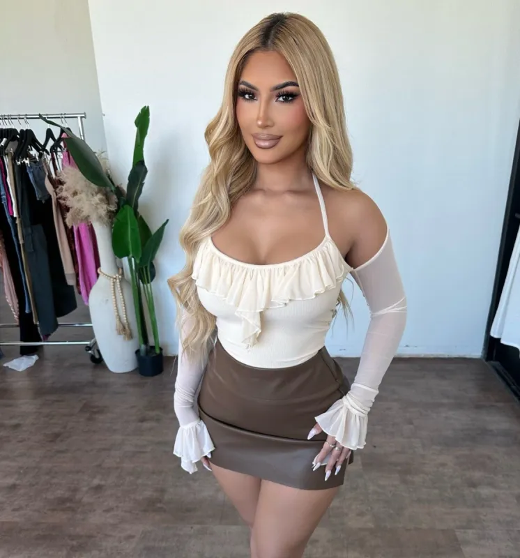 Zoey Top (Milk) sold by OOTDFash