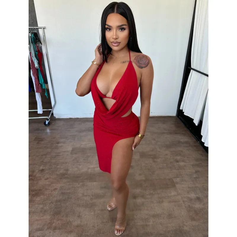 Alexandra Set (Red) sold by OOTDFash