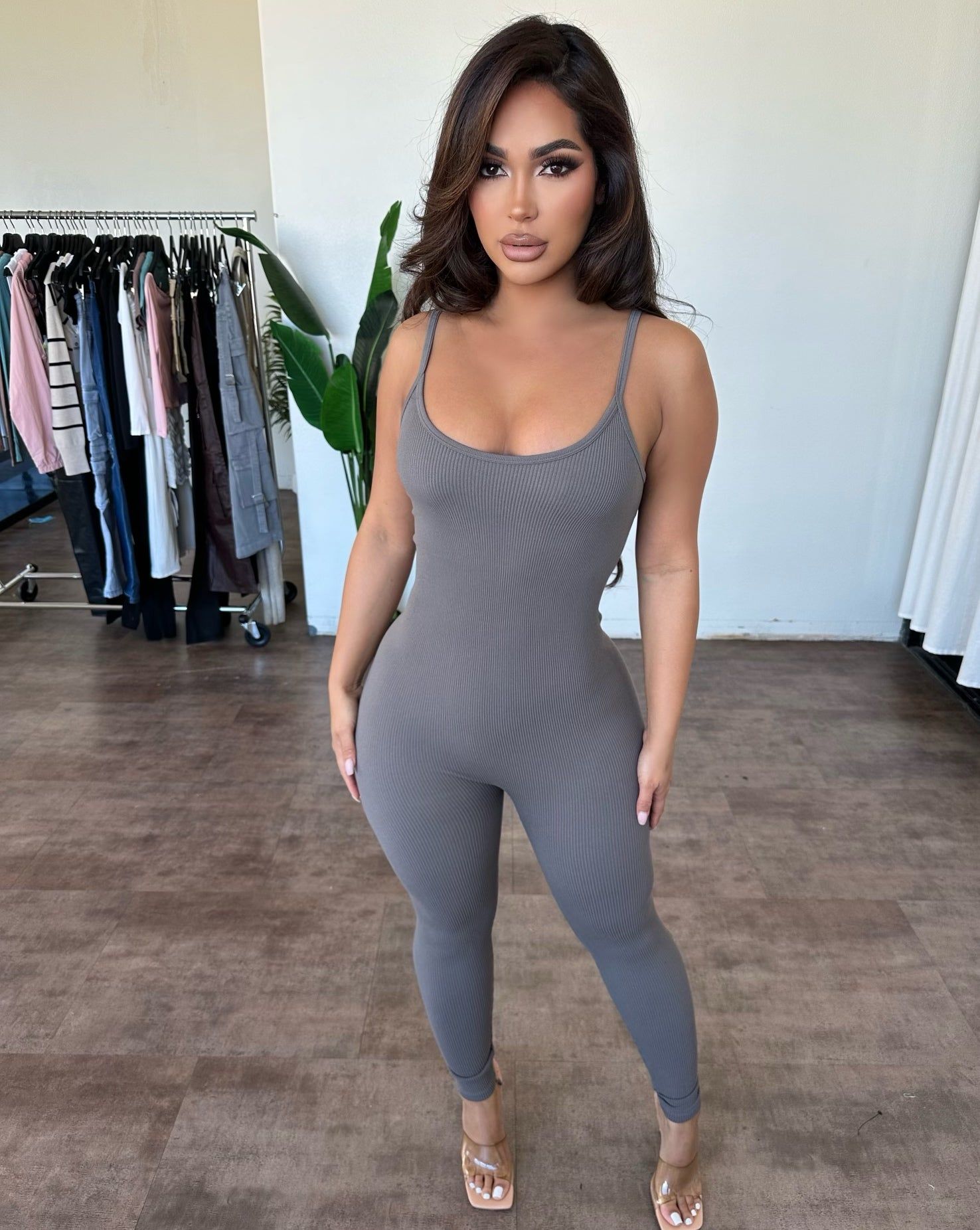 Evra Jumpsuit(Smoke) sold by OOTDFash