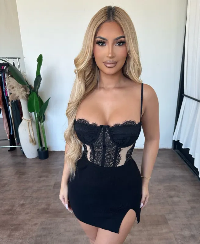 Nancy Top (Black) sold by OOTDFash