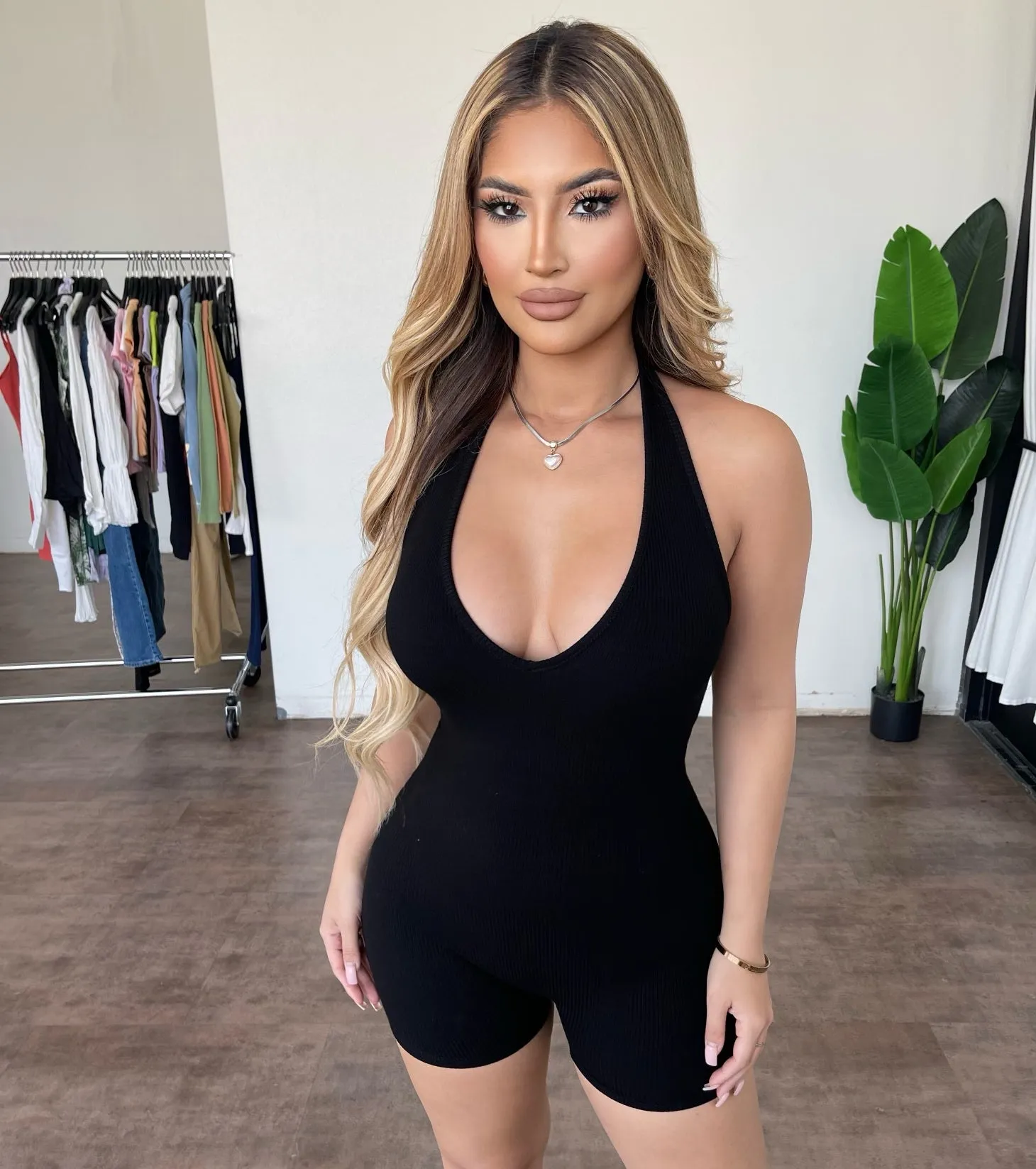 Ericka Halter Jumpsuit(Black) sold by OOTDFash