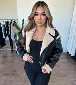 Cassie jacket (Black) sold by OOTDFash