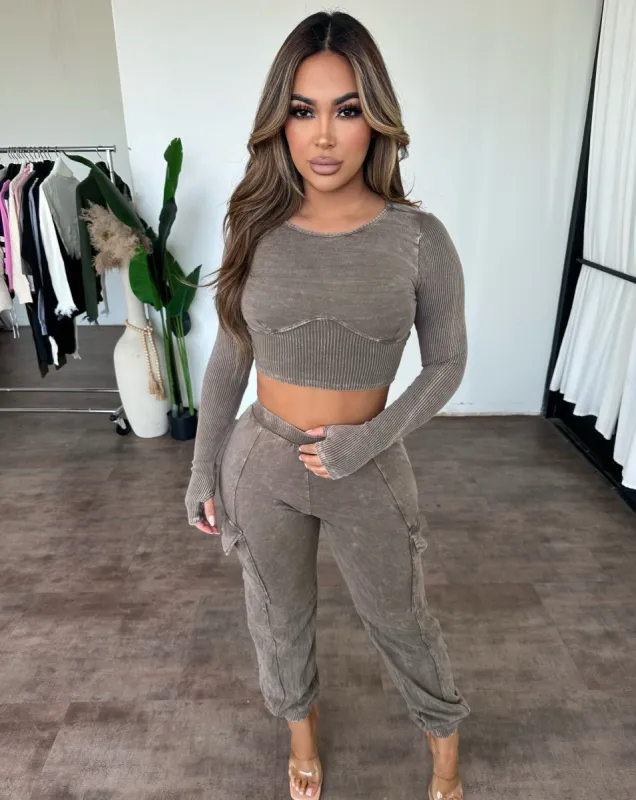 Jessica Set (Taupe) sold by OOTDFash