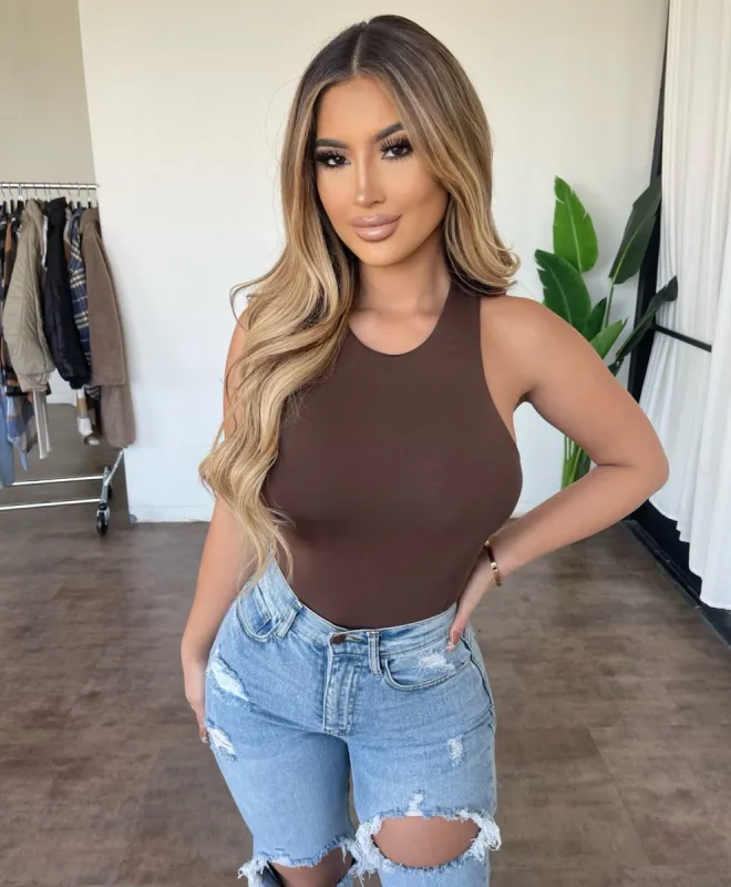 Mary Tank Top(Brown) sold by OOTDFash