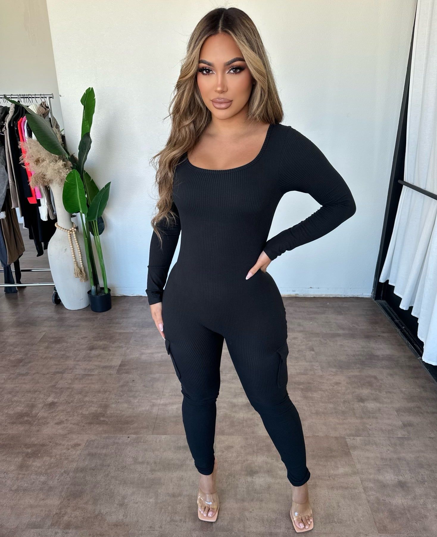 Katanna Jumpsuit (Black) sold by OOTDFash