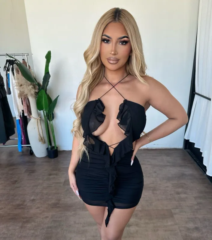 Gabbie Dress (Black) sold by OOTDFash