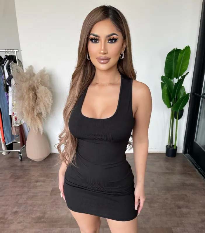 Juliette Tank Dress(Black) sold by OOTDFash