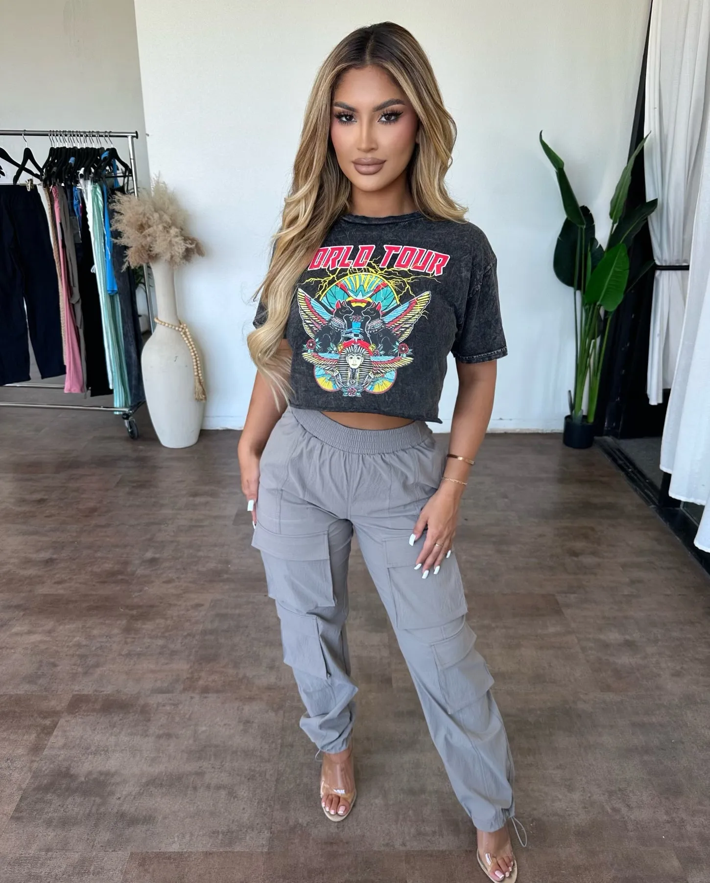 Taylor Cargo Pants (Mocha) sold by OOTDFash