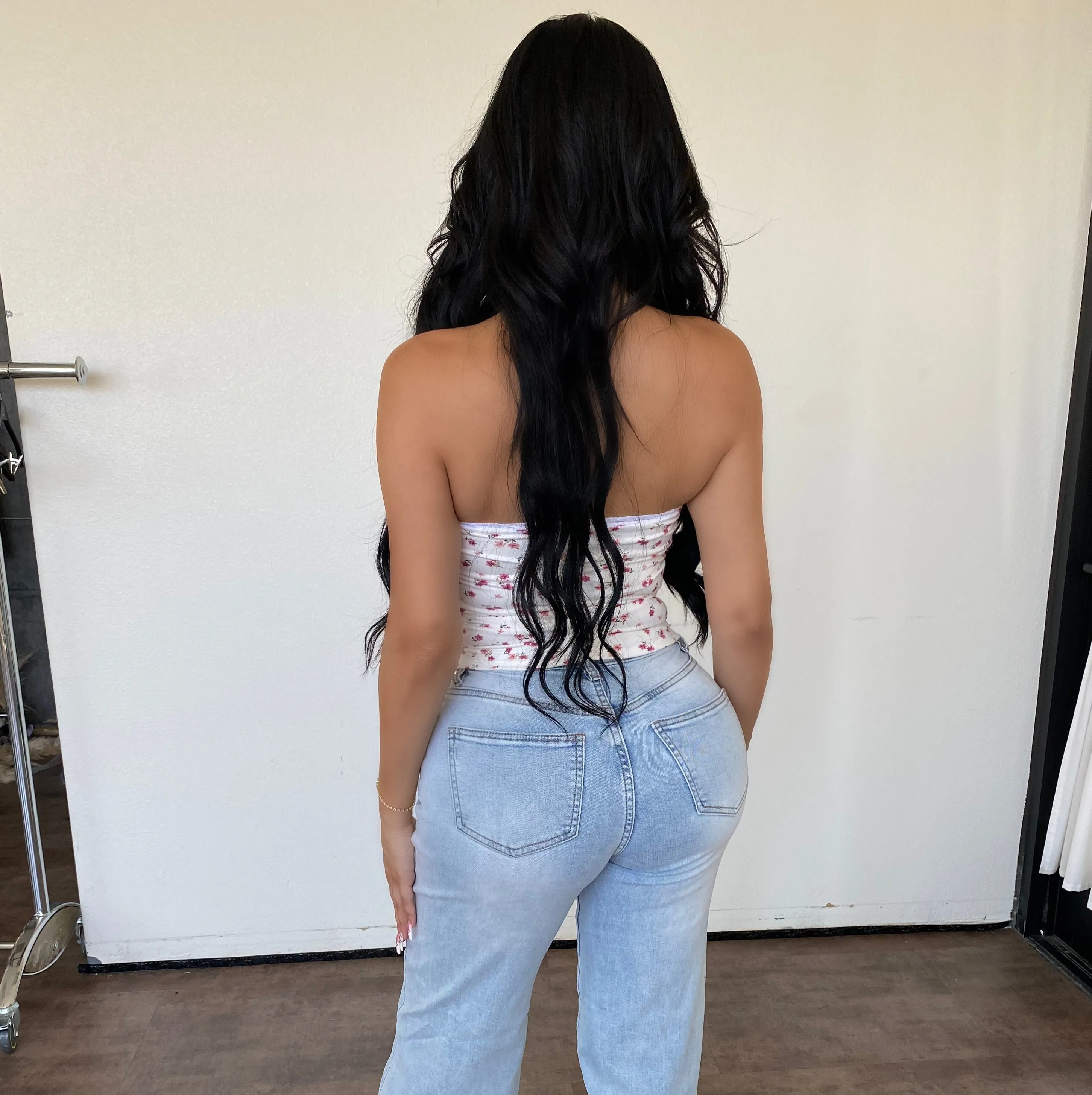 Blesa Laced Top (Red Flower) sold by OOTDFash product image thumbnail 2