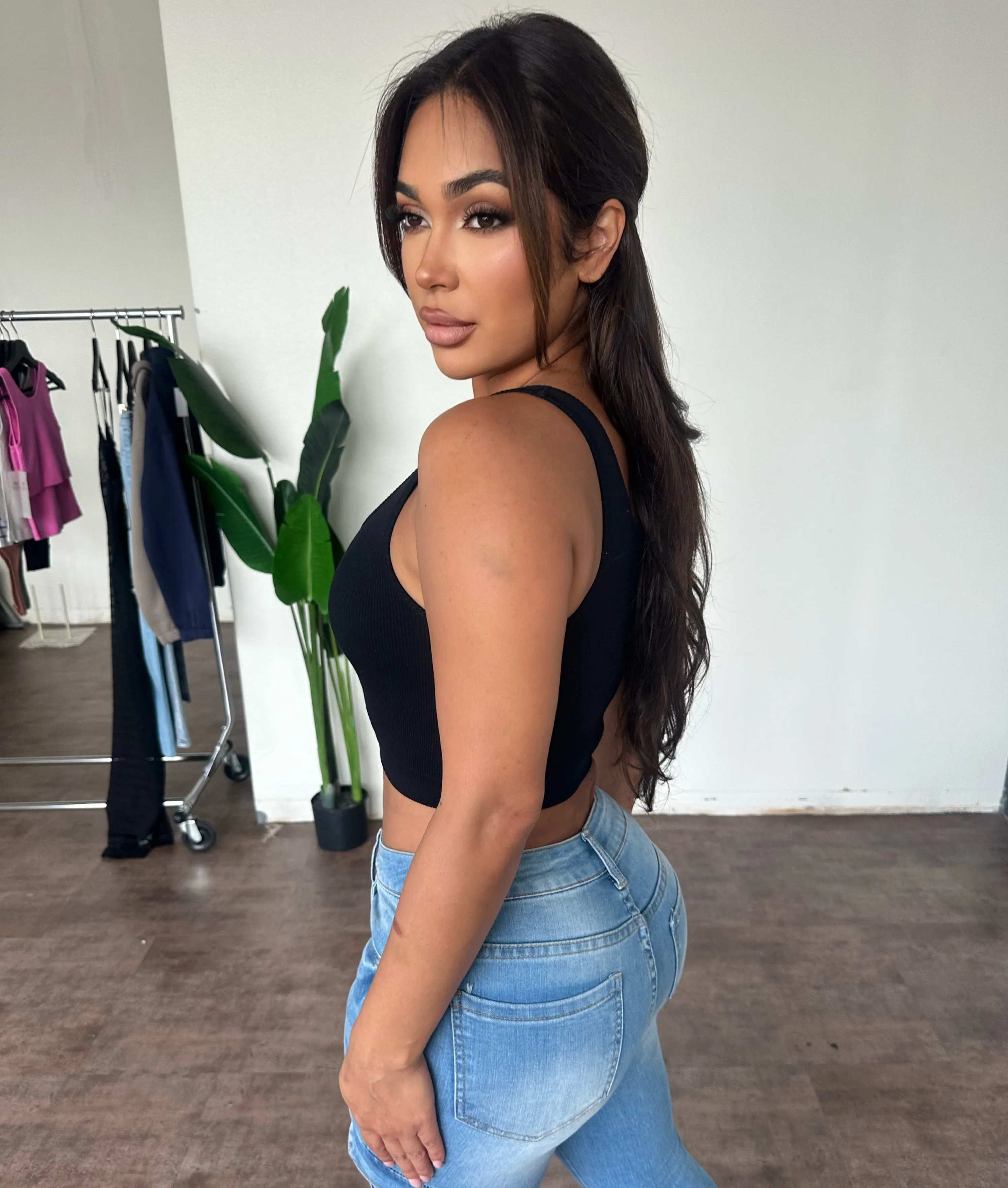 Melissa Cropped Top (Black) sold by OOTDFash product image thumbnail 2