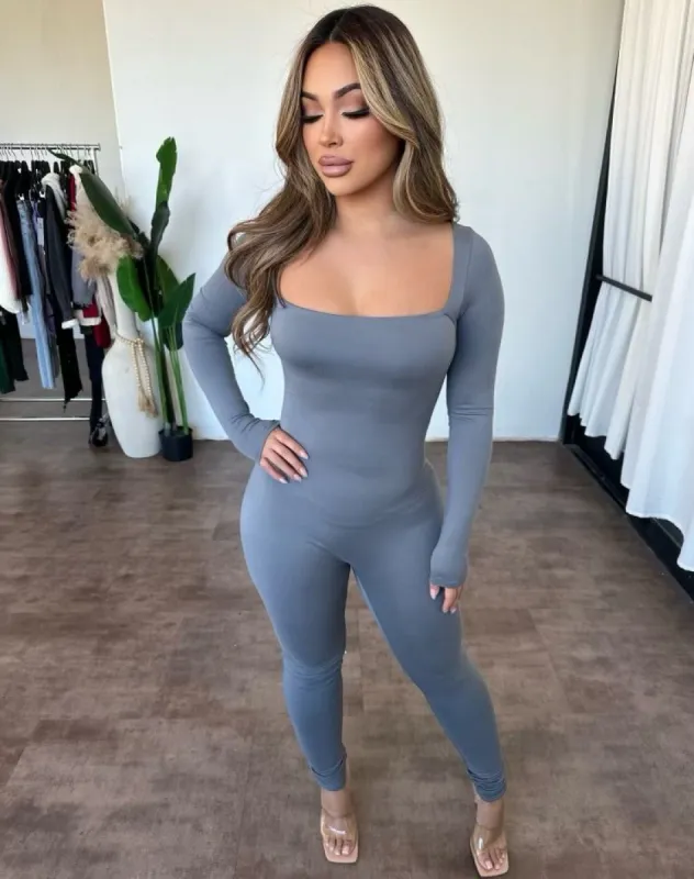 Oakly Jumpsuit (Charcoal) sold by OOTDFash