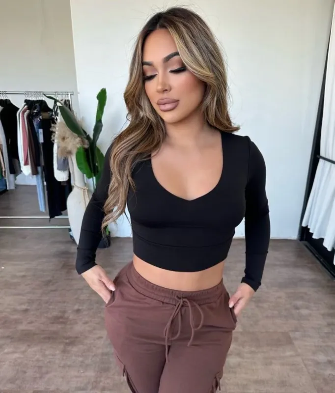 Franny Top (Black) sold by OOTDFash