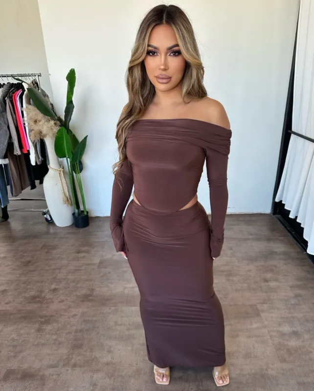 Marie Set (Brown) sold by OOTDFash