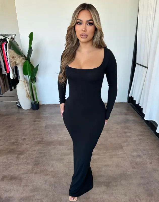 Ellasandra Dress (Black) sold by OOTDFash