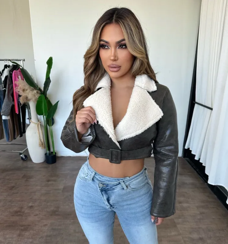 Diana Jacket (Wood) sold by OOTDFash