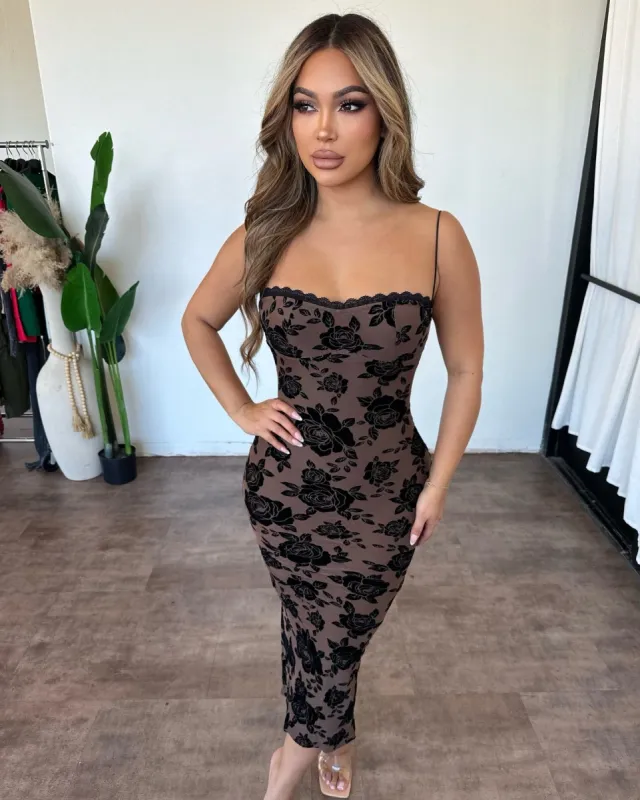 Desire Dress (Brown) sold by OOTDFash