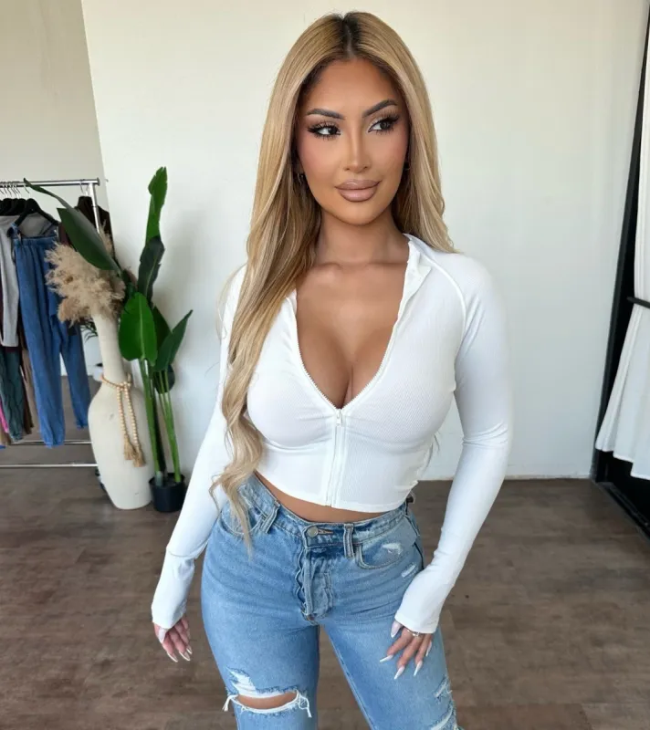 Autumn Top (White) sold by OOTDFash