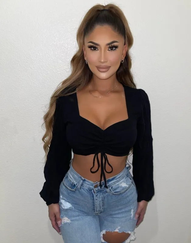 Lauren Long Sleeve Top(Black)FINAL SALE sold by OOTDFash