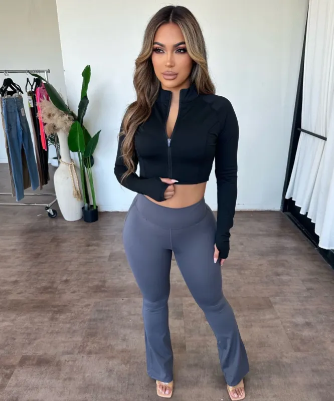 Ava Leggings (Gray) sold by OOTDFash