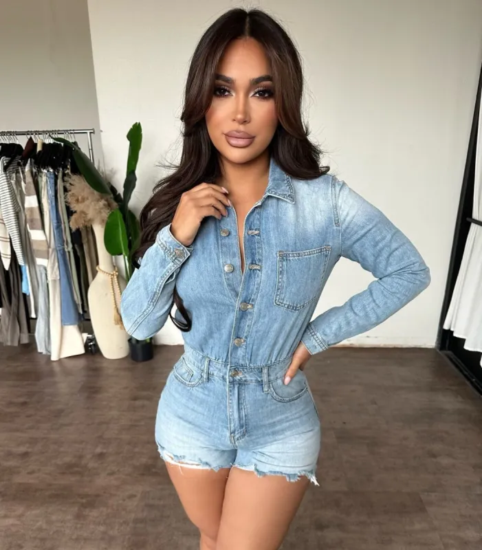 Alma Jumpsuit (Blue) sold by OOTDFash