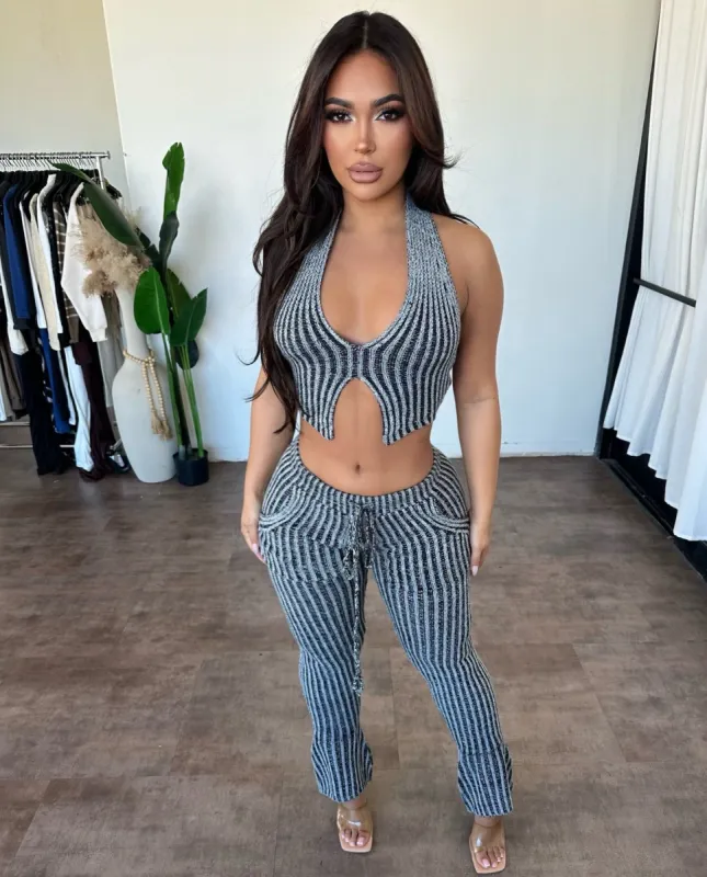 Aliana Set (Black) sold by OOTDFash