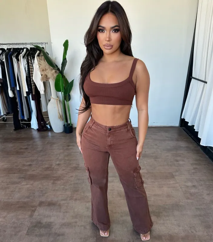 Jack Cargo Jeans (Espresso) sold by OOTDFash