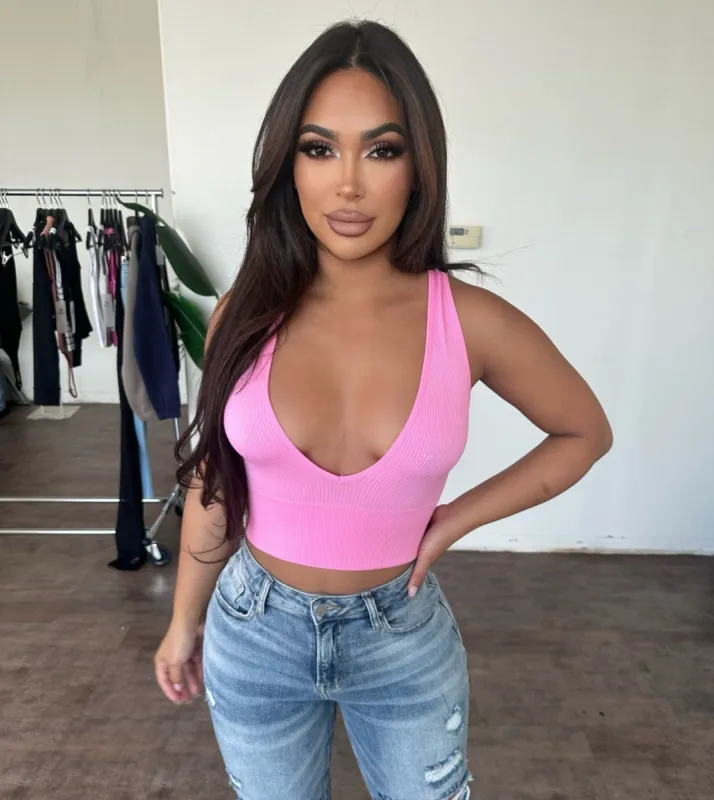 Caitlyn Top (Pink) sold by OOTDFash