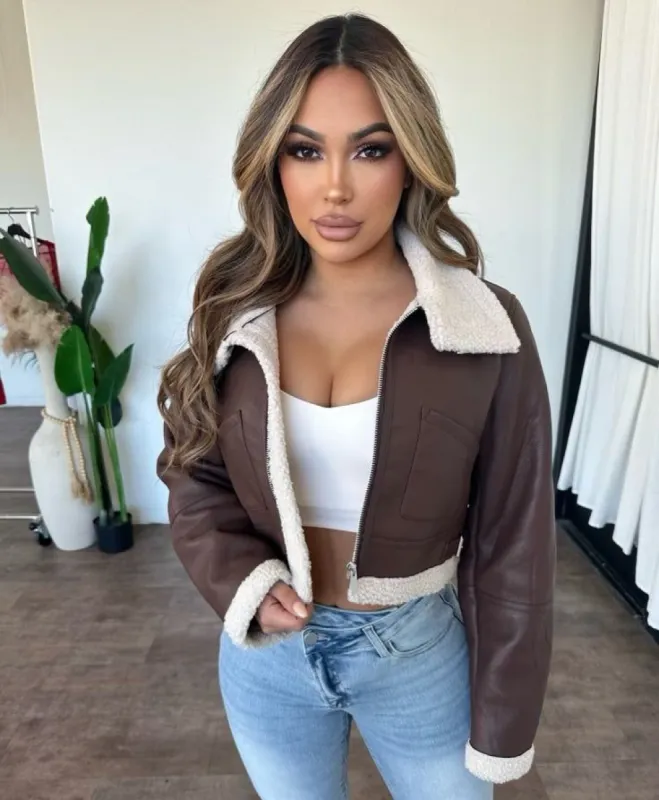 Aileen Jacket (Brown) sold by OOTDFash