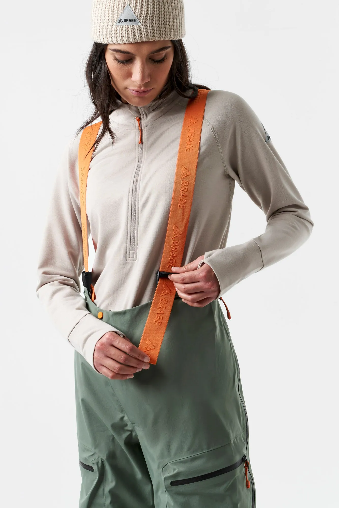 Women’s Mtn-X Treeline 3L Light Bibs sold by Orage product image thumbnail 4