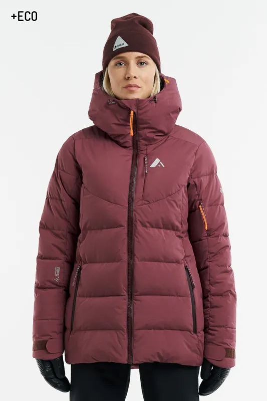 SAMPLE - Women's Riya Synthetic Down Jacket-Cherry sold by Orage