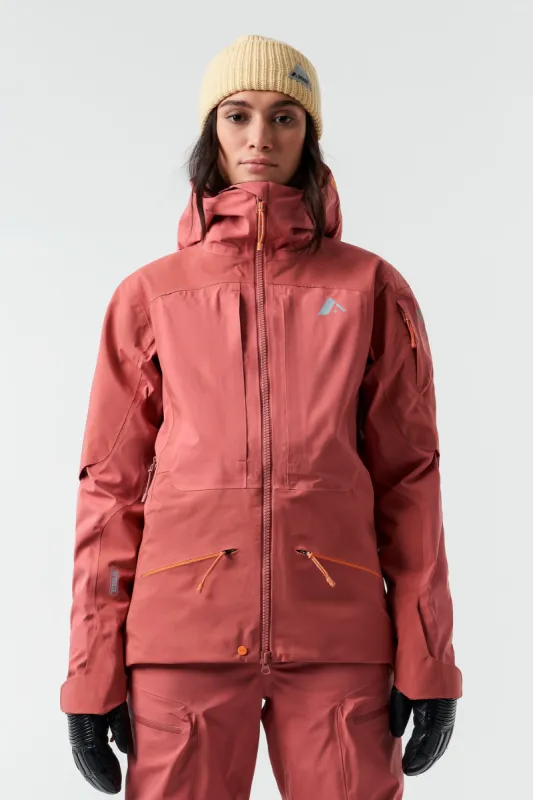 Women's MTN-X Boulder 3L Hybrid Jacket-Sockeye made by Orage