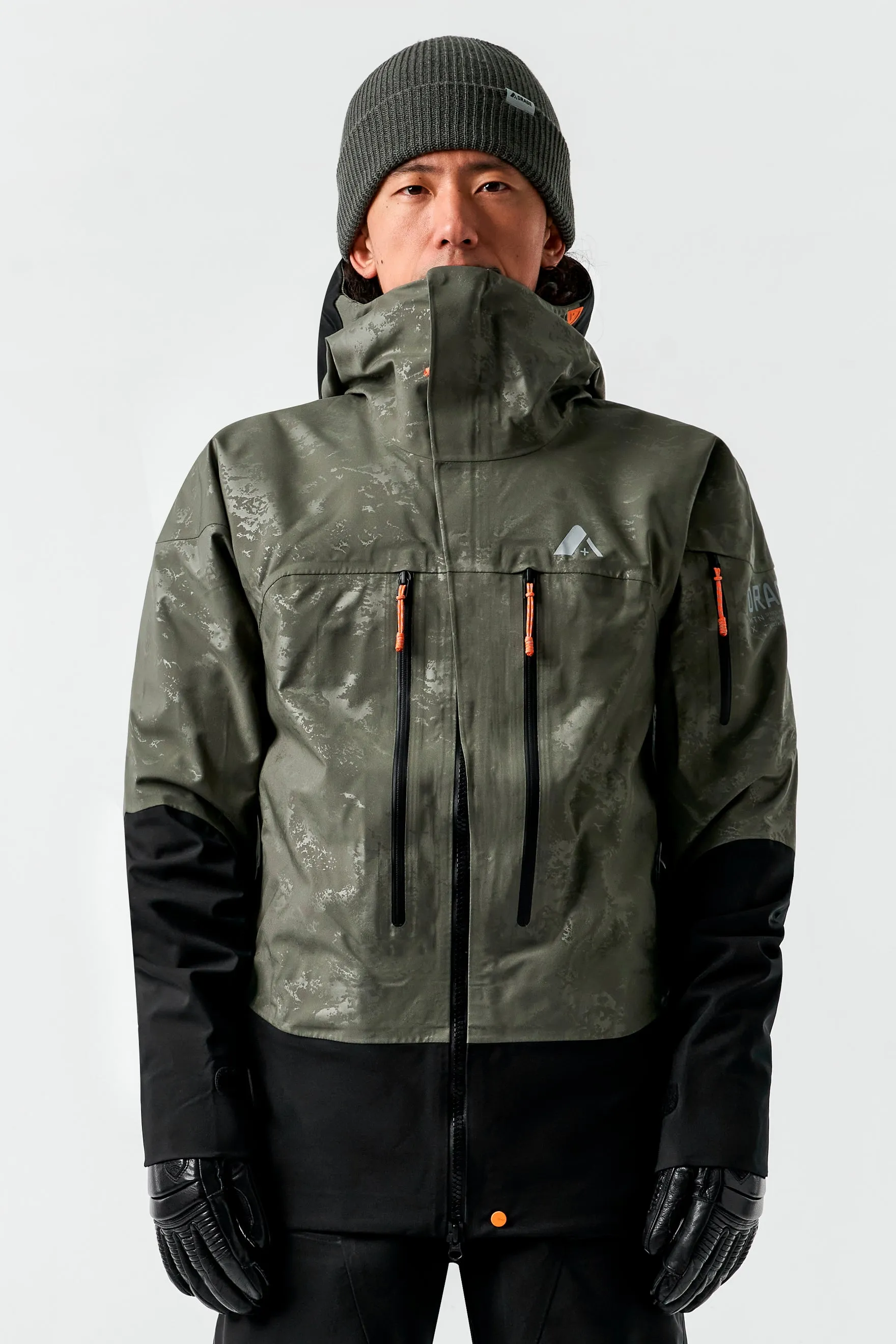 Spurr 3L Jacket-Boreal embossed sold by Orage