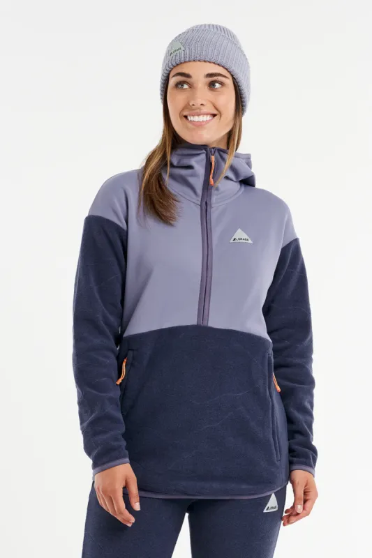 SAMPLE - Yamaska Fleece Layering-Blue Moon sold by Orage