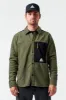 Hunter Unisex Fleece Shirt-Dark leaf sold by Orage