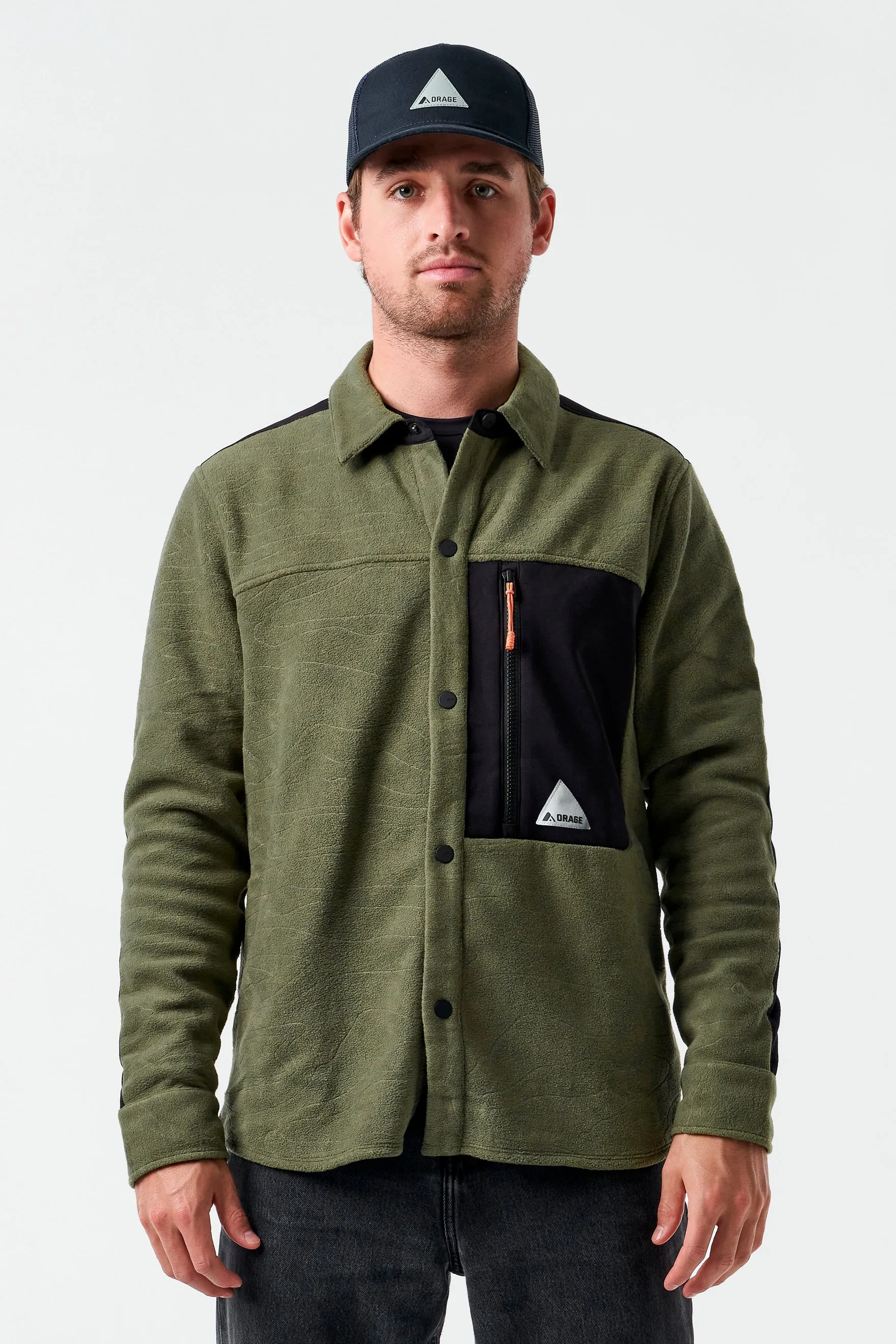 Hunter Unisex Fleece Shirt-Dark leaf sold by Orage product image thumbnail 4
