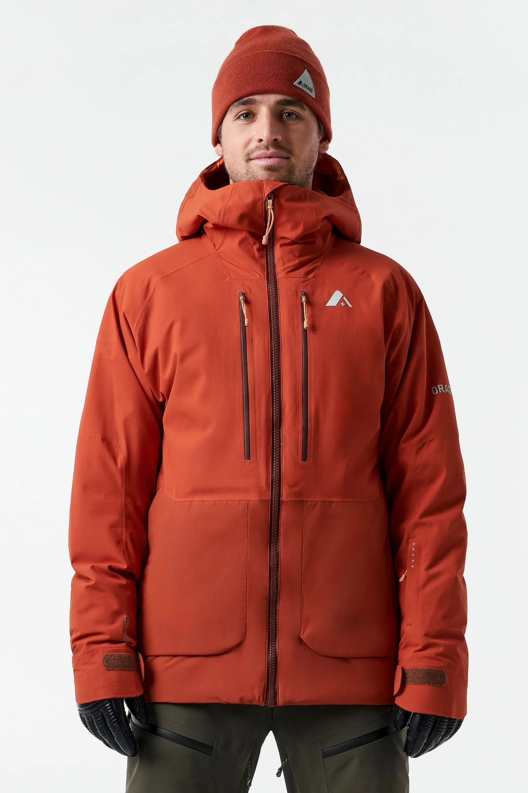 Alaskan Insulated Jacket-Terracotta sold by Orage