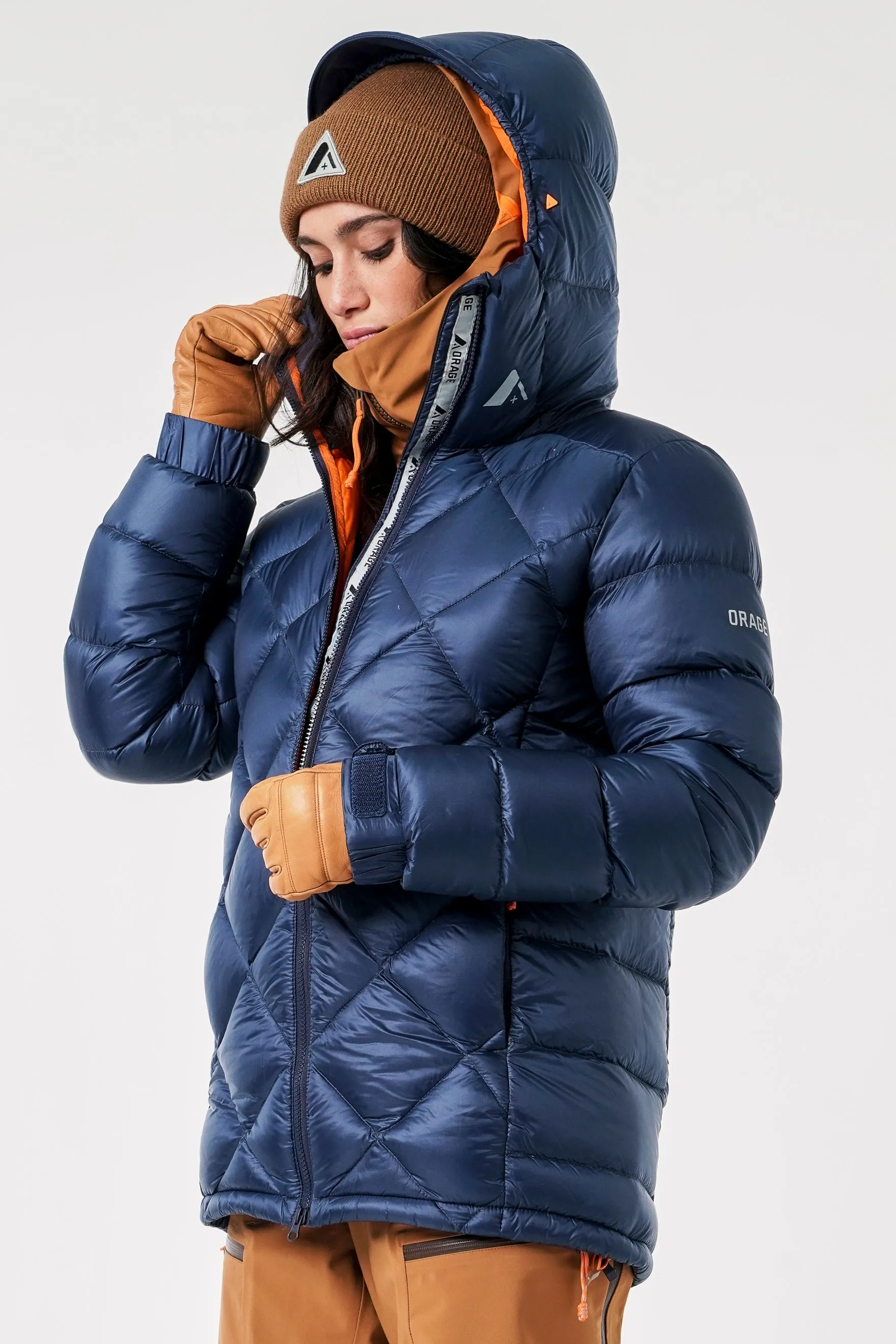 Women's Whitecap Down Parka-Deep blue sold by Orage product image thumbnail 4